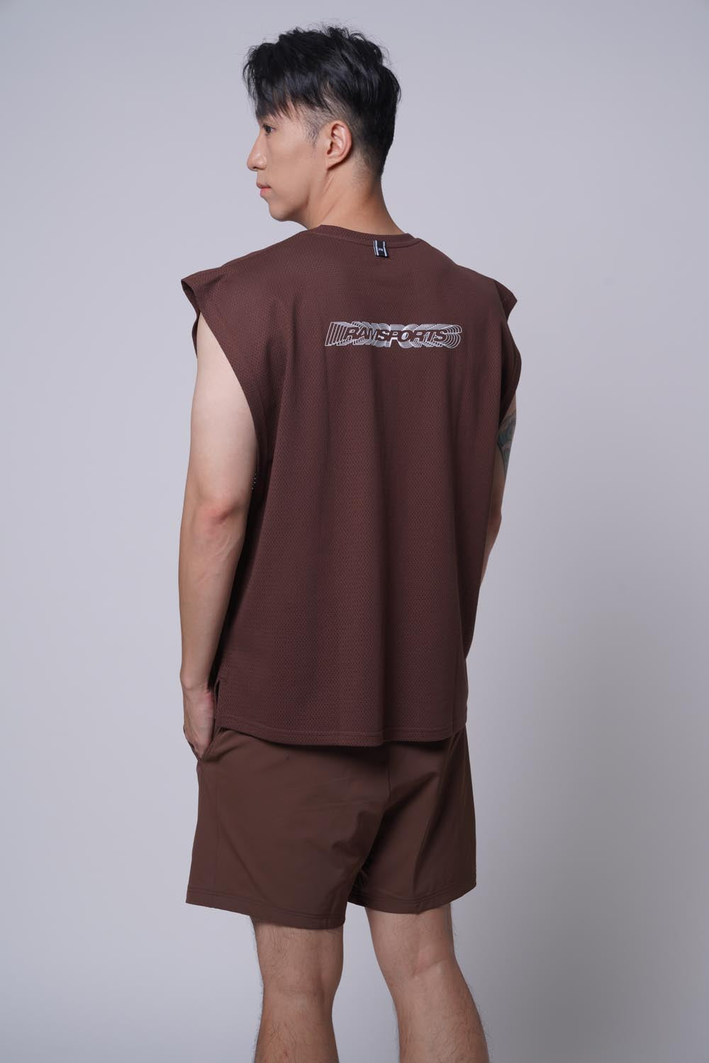 Back Mark Muscle Tee