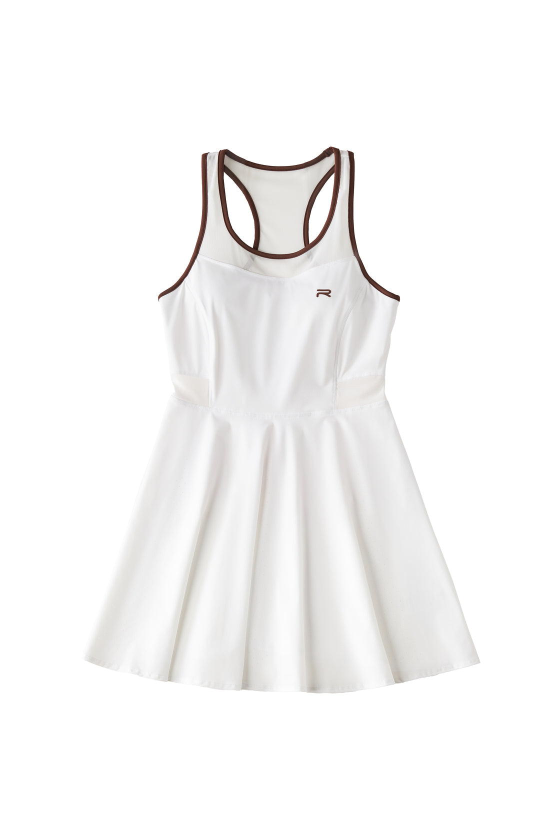 Ramsports Racer Flare Dress in white
