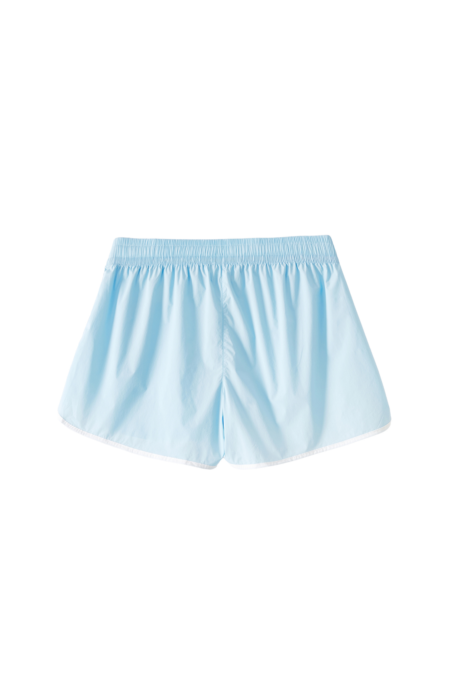another image of the Ramsports Flow Panel Split-Hem Short in blue