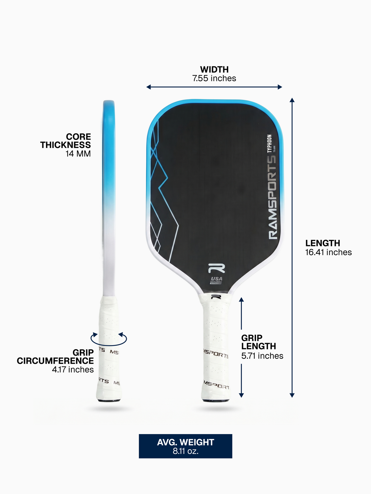 Typhoon Gen 3 Precision Power (Blue | 14mm)