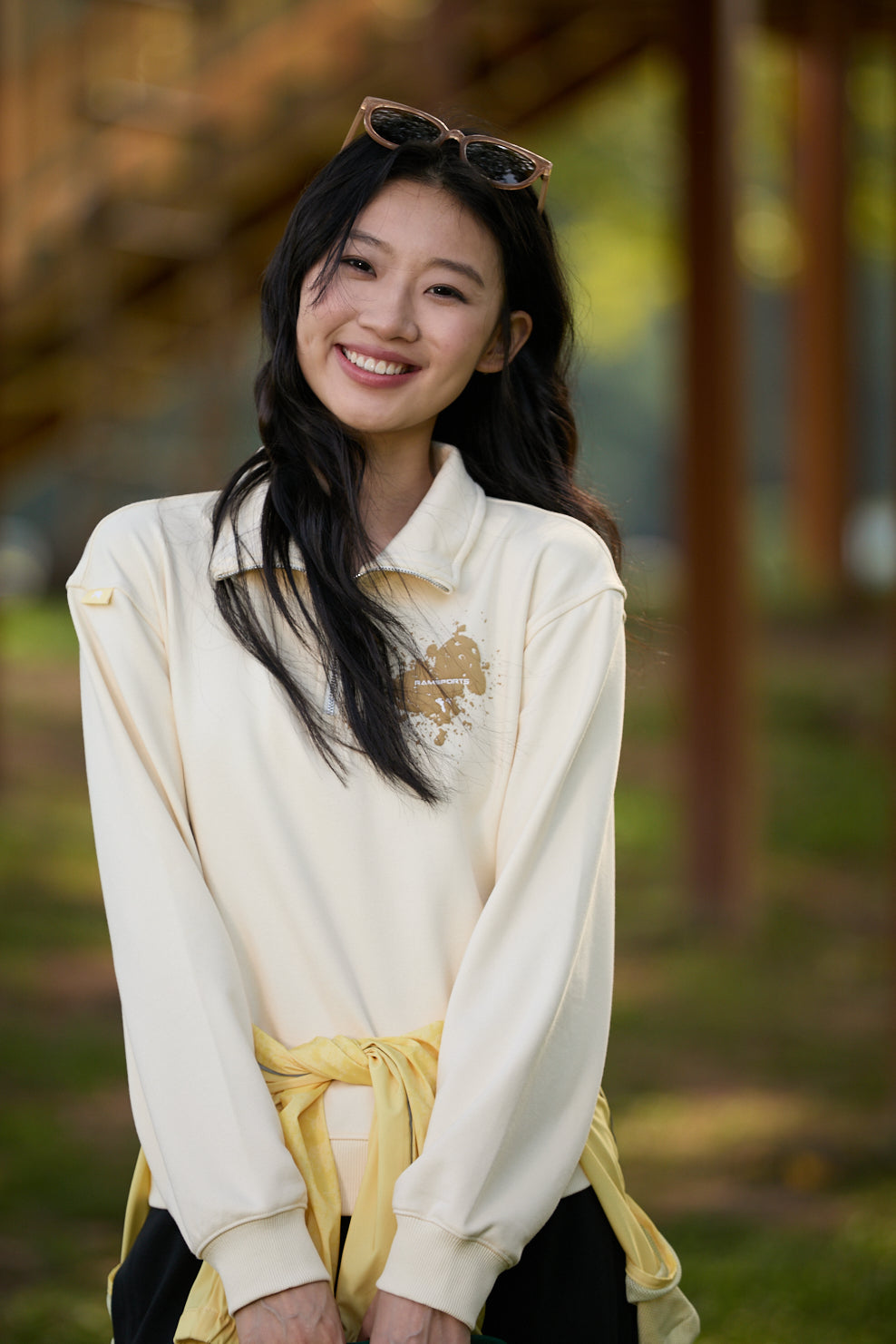 EcoSoft Half-Zip Logo Sweatshirt
