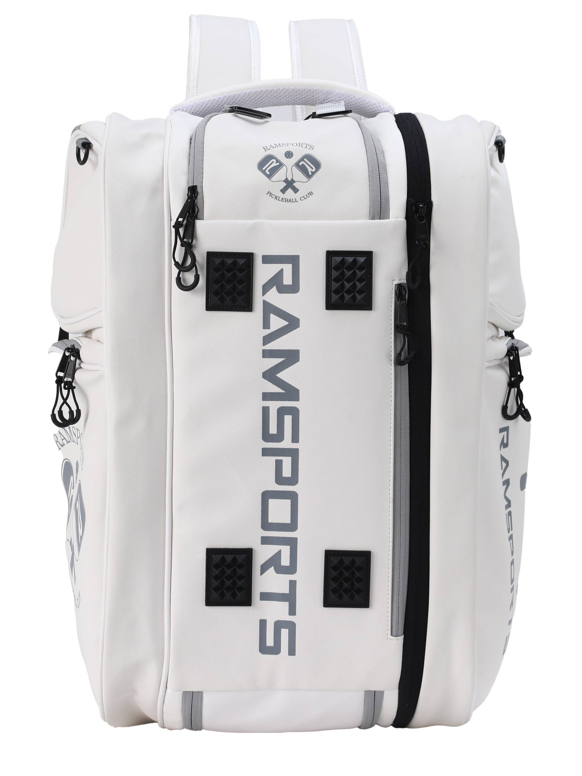 The Ramsports LiteCarry Arctic Backpack with strap upright, displayed against a white background
