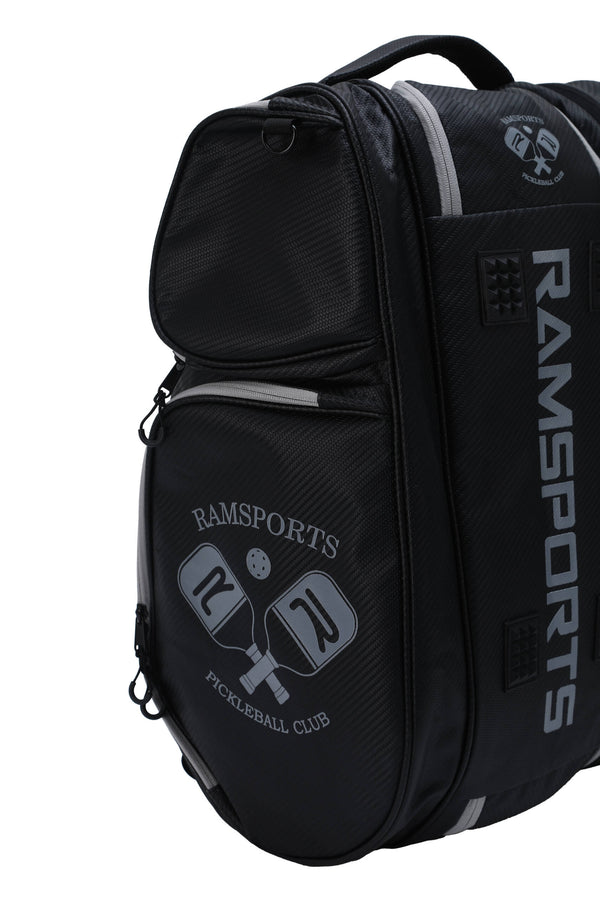 Cropped side view of the Ramsports LiteCarry Court Backpack