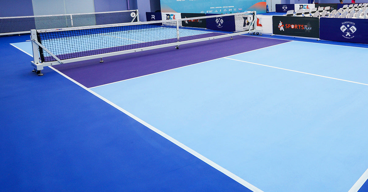 Photo of a pickleball court for the PCL Asia Finals