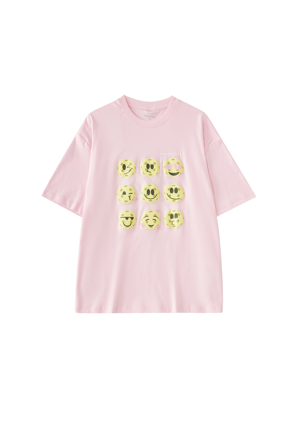 Ramsports Court Moods Icon Grid T-shirt in pink 