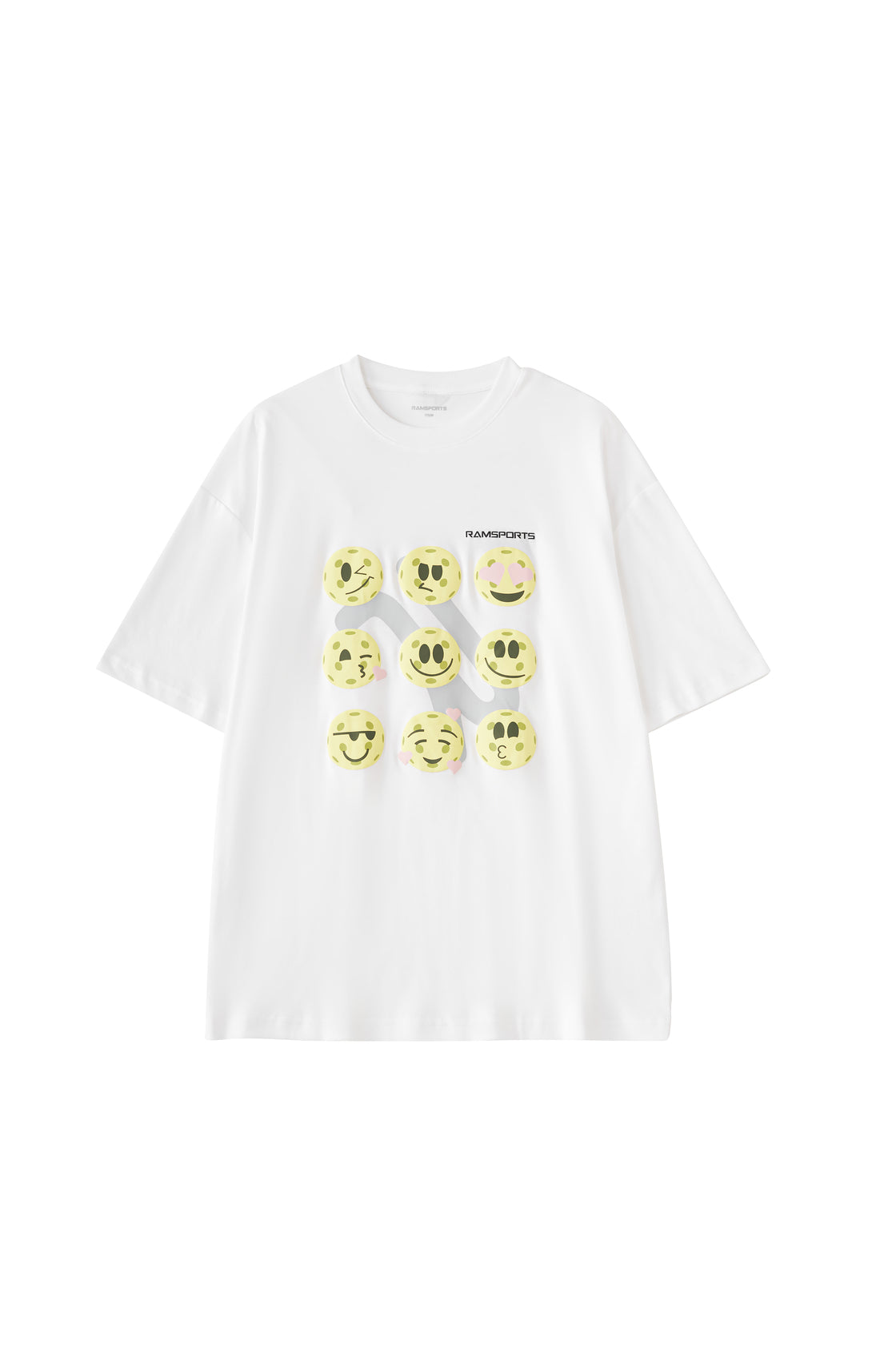 Ramsports Court Moods Icon Grid T-shirt in white