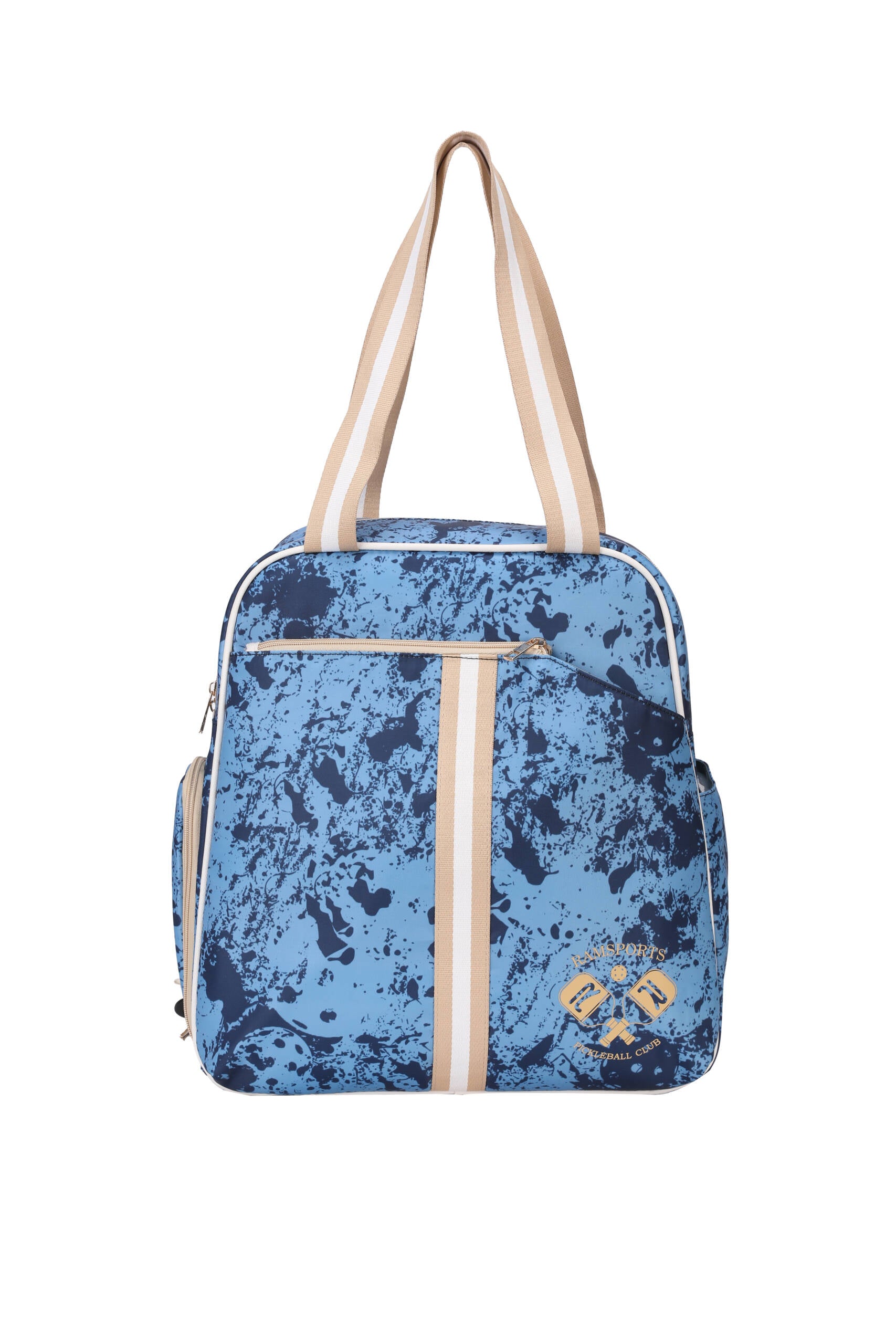 Ramsports Light Court Luxe Tot bag with strap upright, displayed against a white background