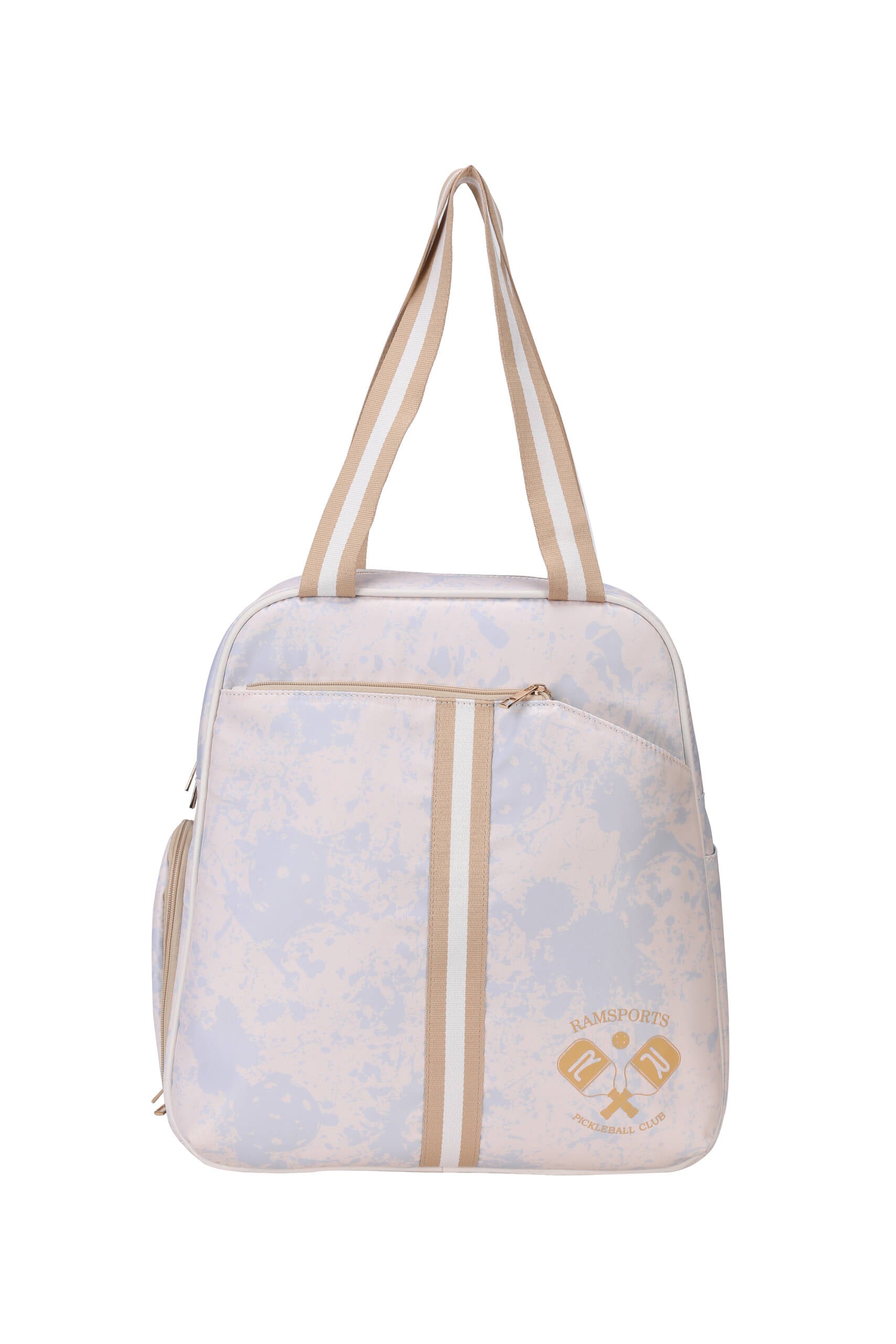 Ramsports Light Court Luxe Tot bag with strap upright, displayed against a white background