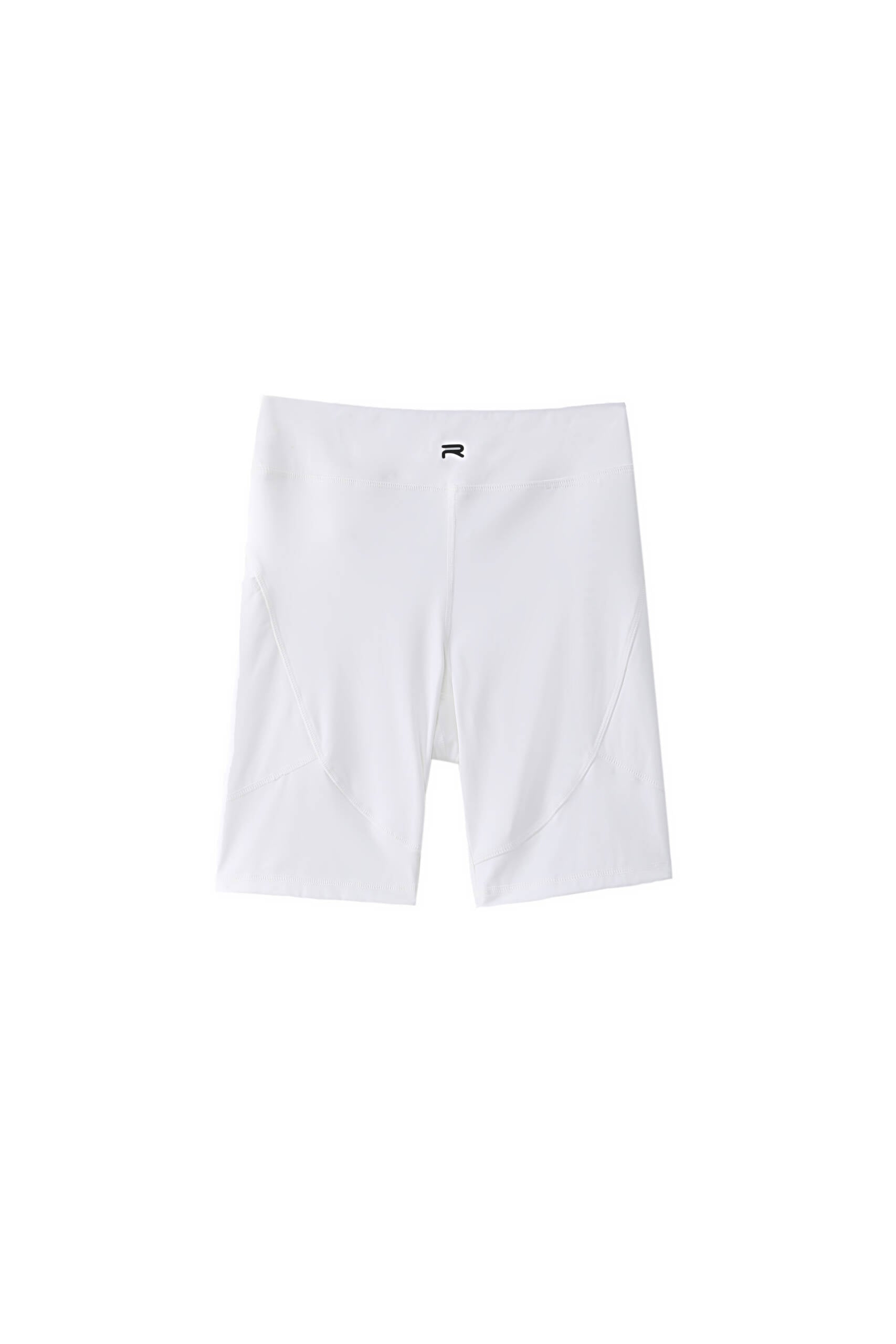Ramsports FlexTek Power Shorts in white with white background