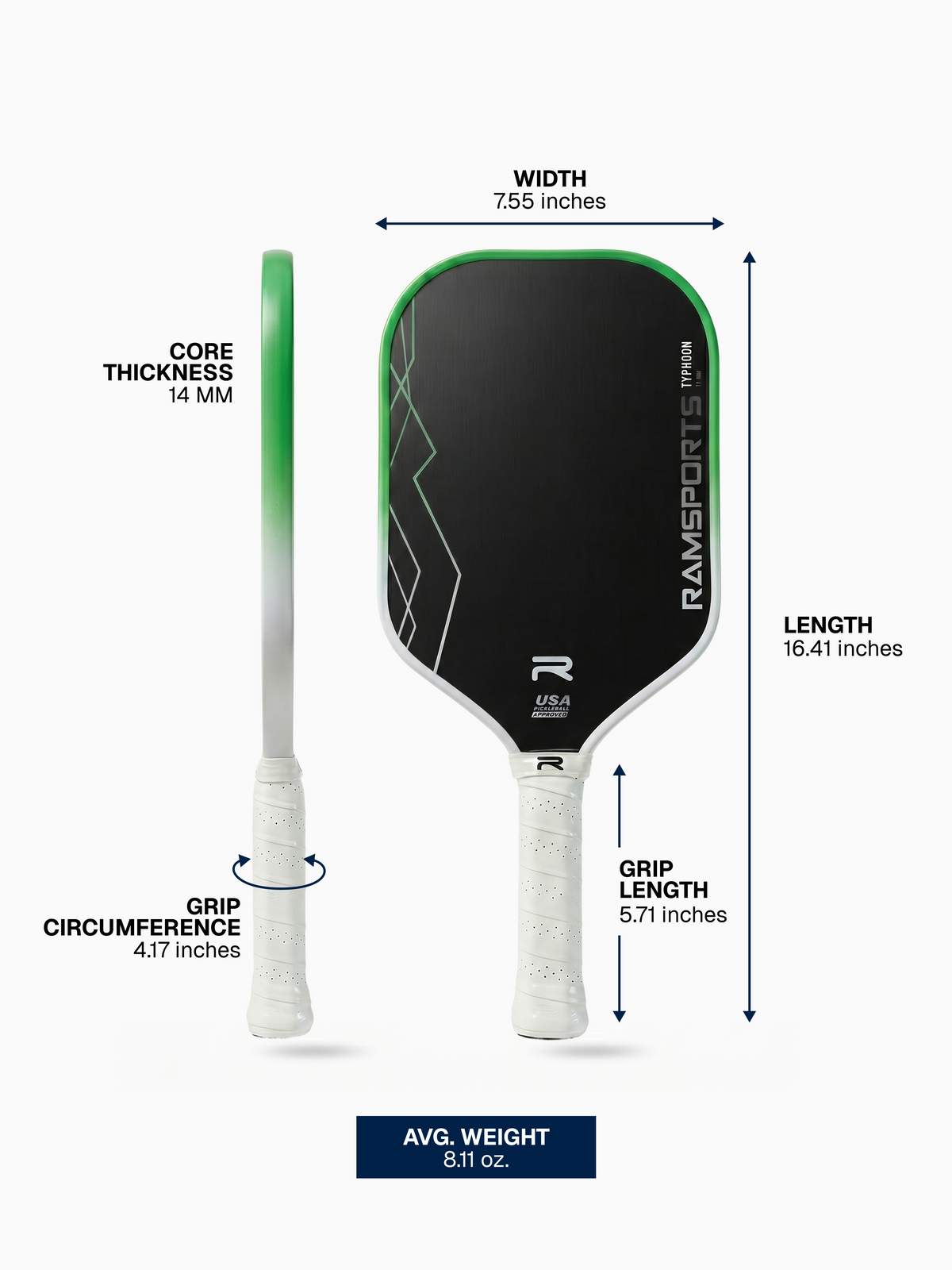 Typhoon Gen 3 Precision Power (Green | 14mm)