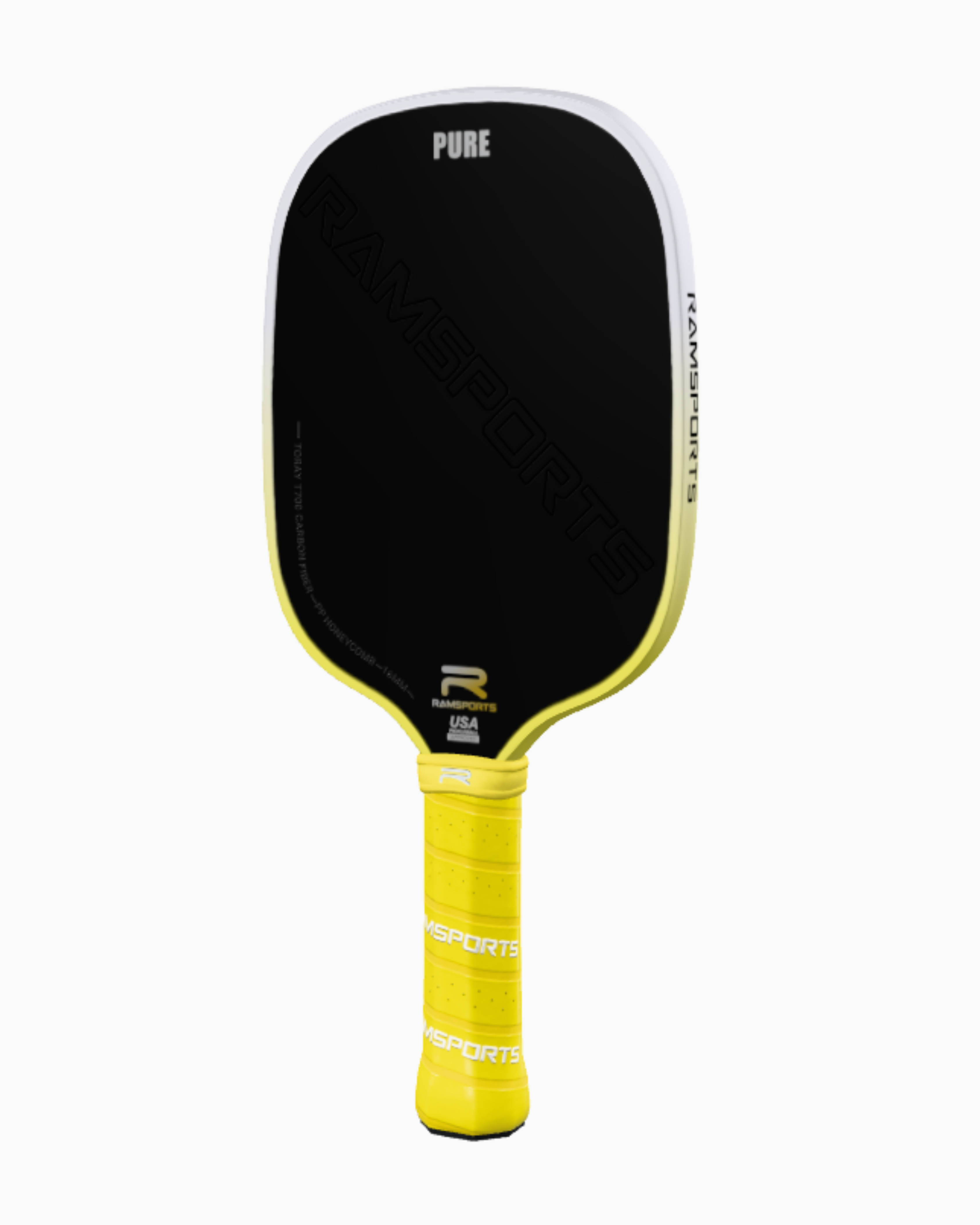 The Ramsports Pure Pickleball Paddle over a white background