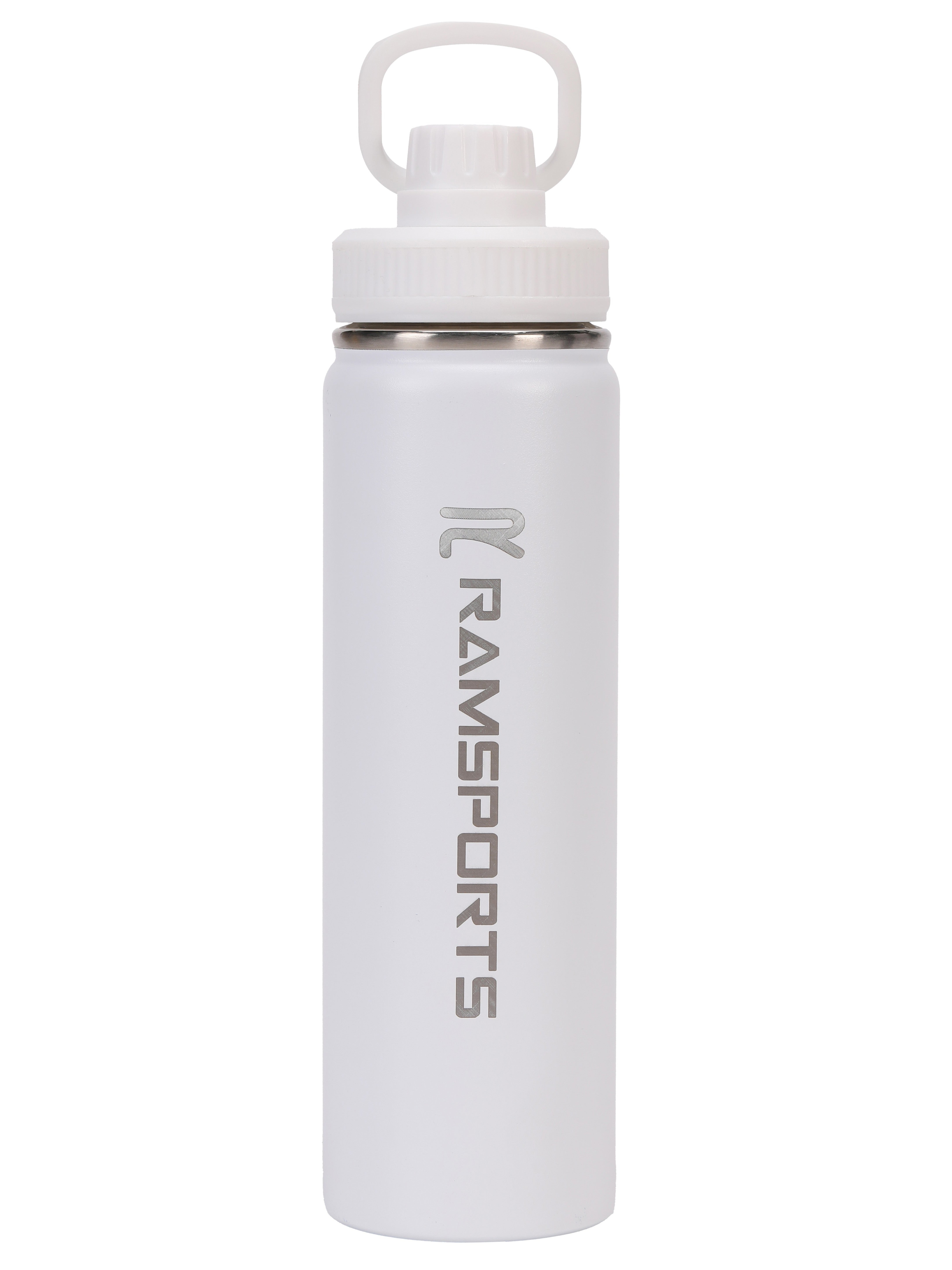 Ramsports White tumbler in white background