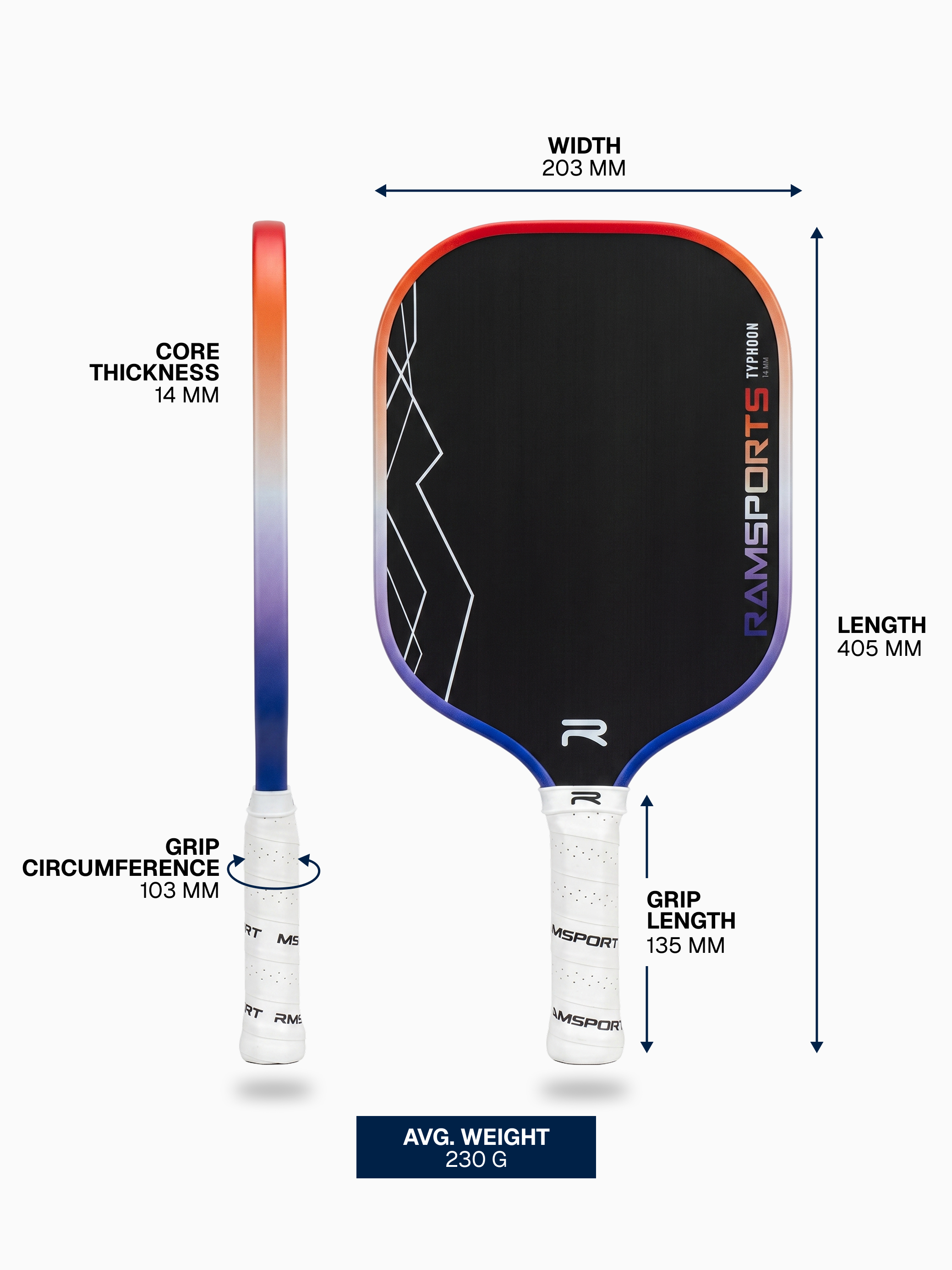 PRE-ORDER ONLY - Typhoon Widebody ( Tri-Color | 14mm )
