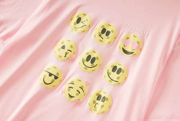 Court Moods Icon Grid Tee