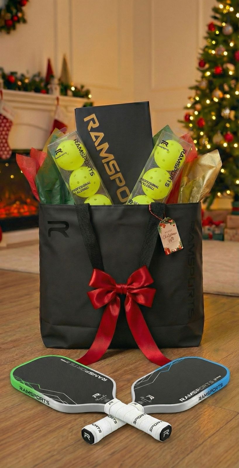 Ramsports Holiday Pickleball Gift Bag